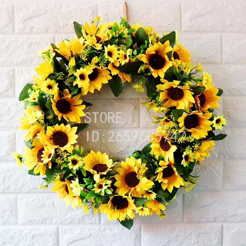 Wedding Decor Supply Store - for Simulation Sunflower Home Garland Door