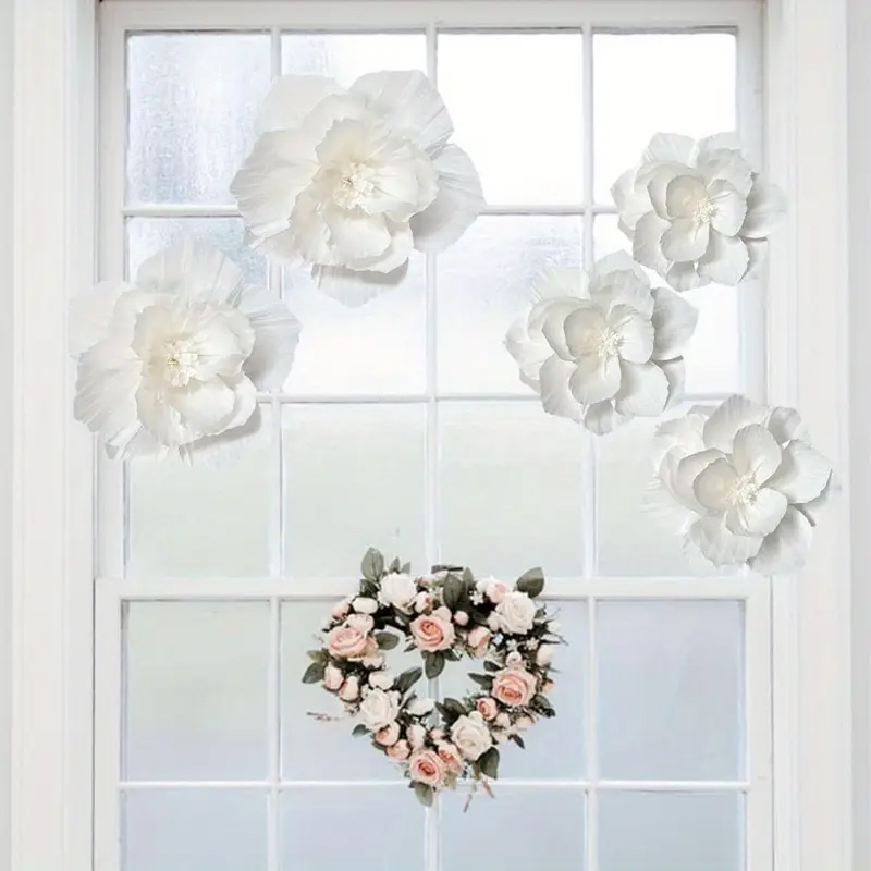 5 Packs of White Paper Flowers - огляд і ціна Wedding Power Supply