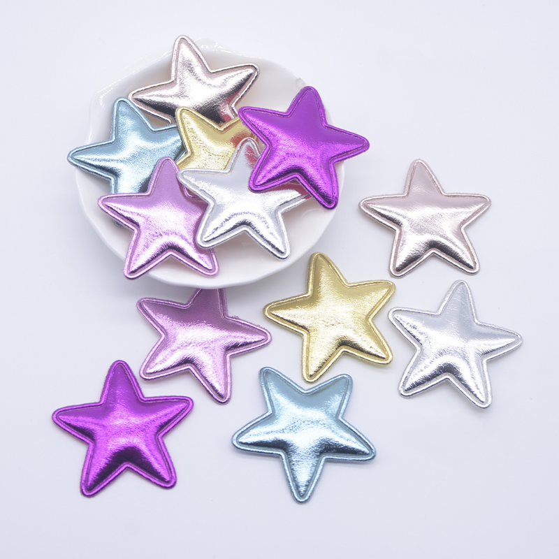 50Pcs 40mm Leather Star Appliq - огляд і ціна Wedding Superstar