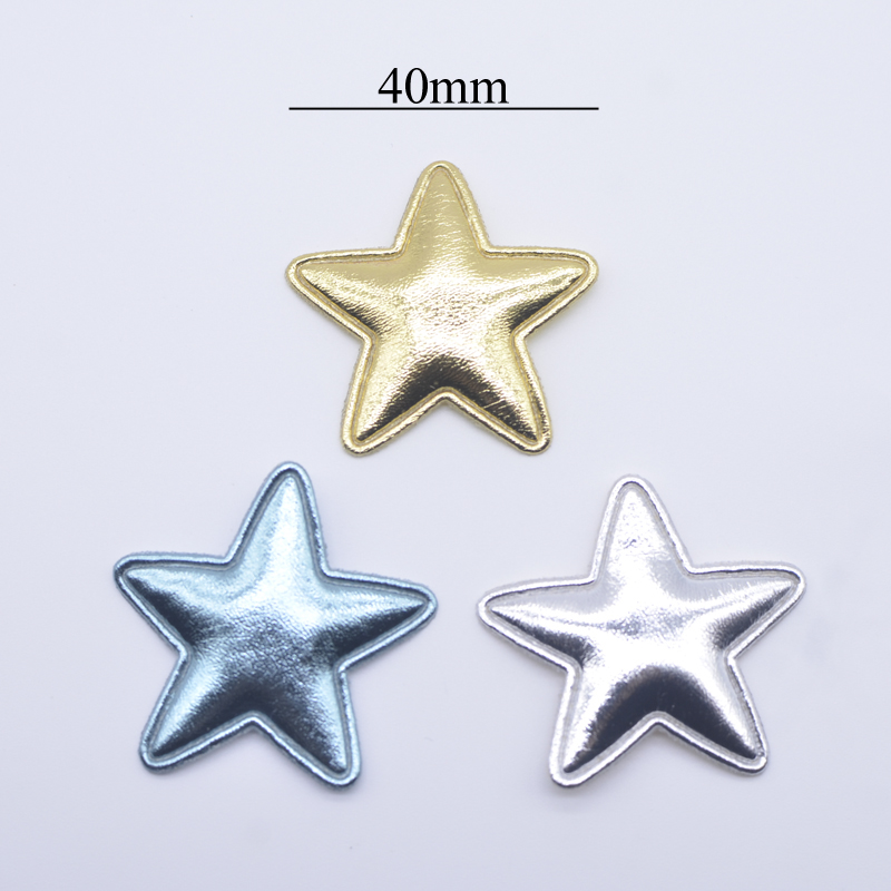 50Pcs 40mm Leather Star Appliq - огляд і ціна Wedding Superstar