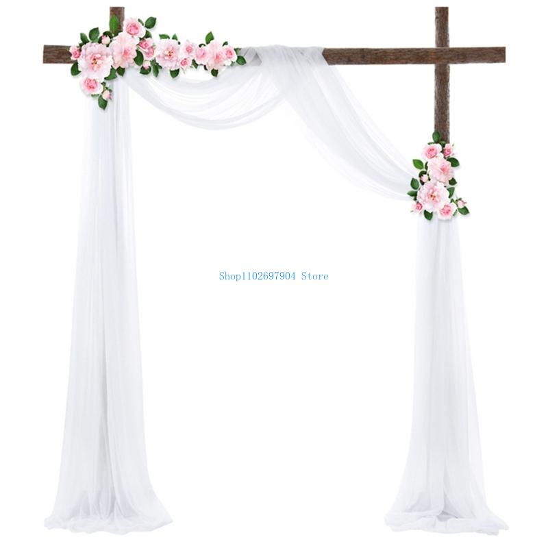 N7YF Romance Pearls Arch Backd - огляд і ціна Wedding Backdrop Curtain