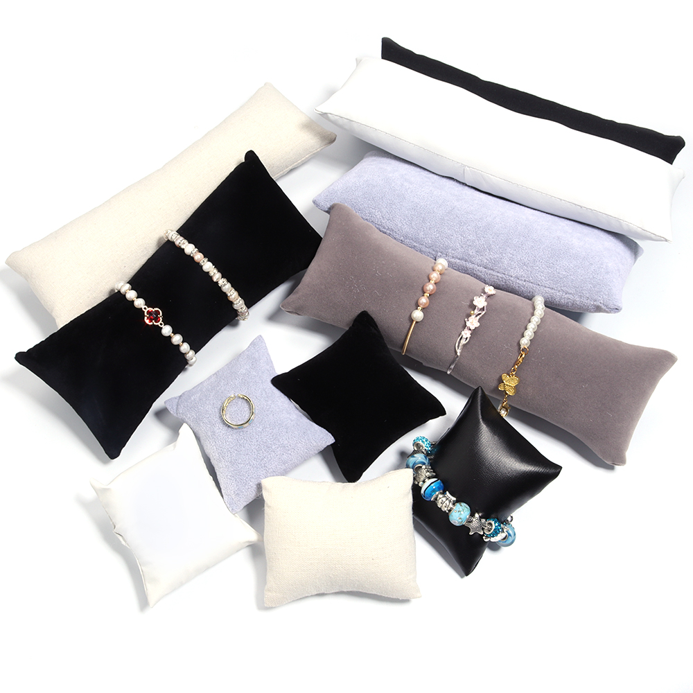 1Pc PU Leather Velvet Jewelry  - огляд і ціна Ring Bearer Pillow