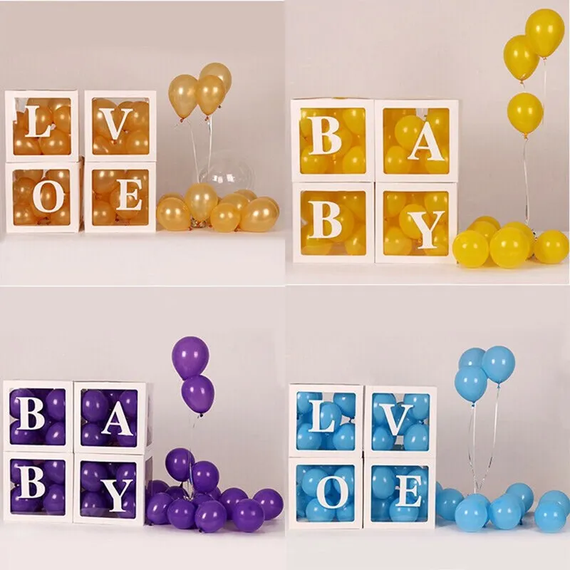 Letter Balloon Box First 1st B - огляд і ціна Confetti Balloon Set