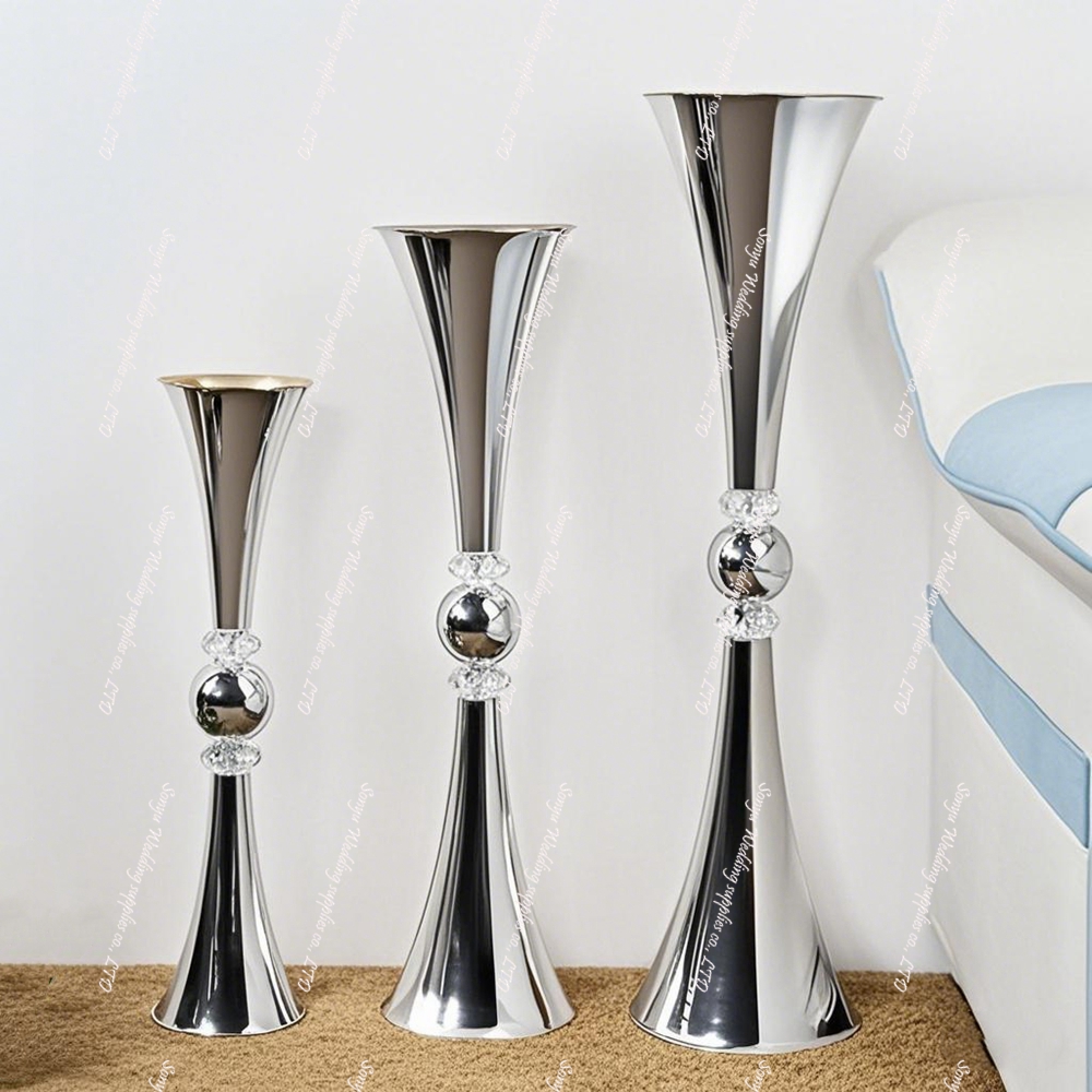 10pcs 50/60/70cm acrylic Flowe - огляд і ціна Centerpiece Vase Tall