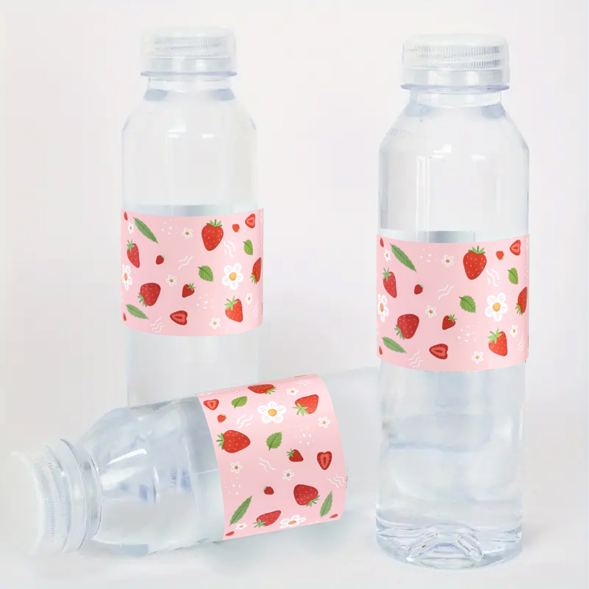 10pcs Strawberry Water Bottle  - огляд і ціна Wedding Water Supply