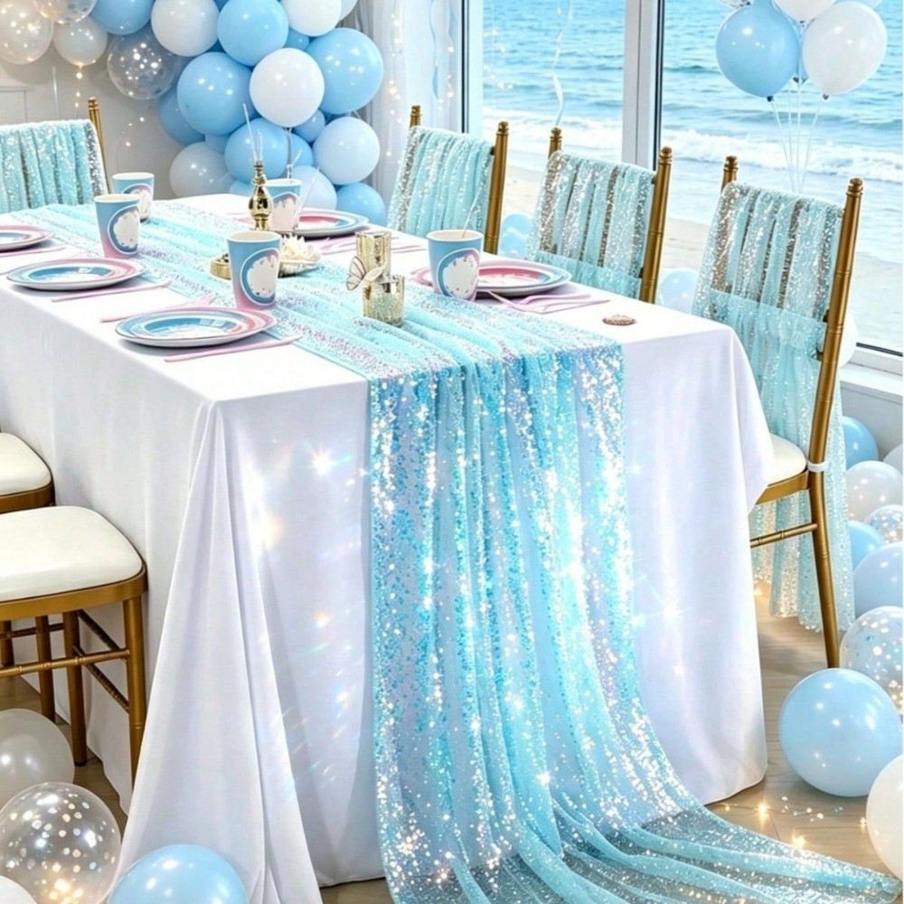 Decorative Table Runner Sequin - огляд і ціна Table Runner Sequin