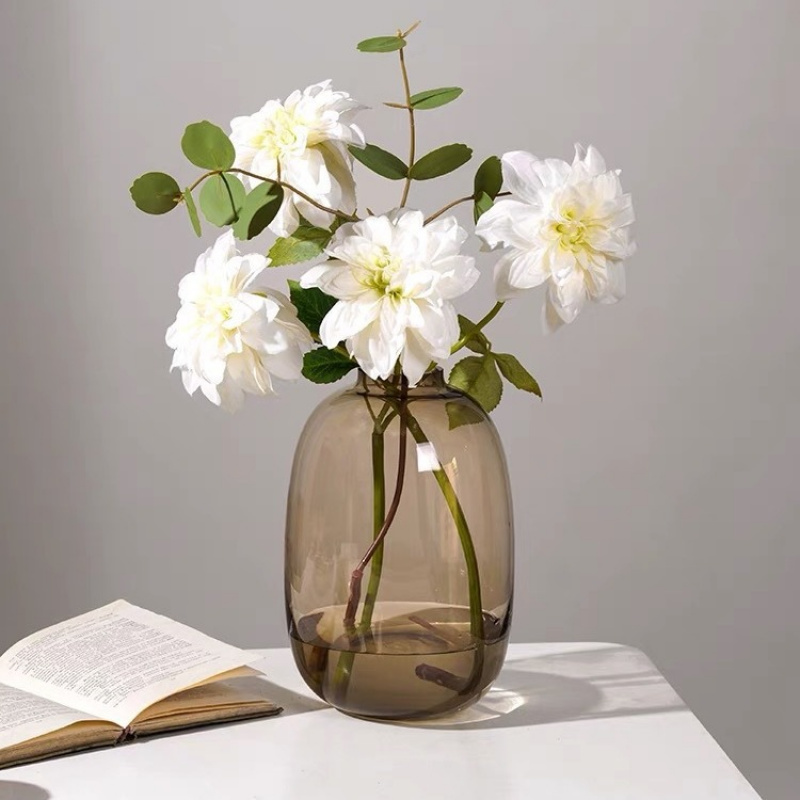 Transparent Glass Vase, Office - огляд і ціна Centerpiece Vase Tall