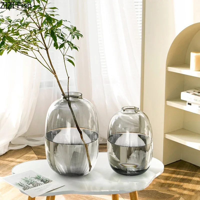 Transparent Glass Vase, Office - огляд і ціна Centerpiece Vase Tall