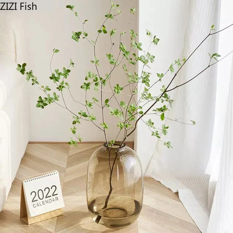 Transparent Glass Vase, Office - огляд і ціна Centerpiece Vase Tall