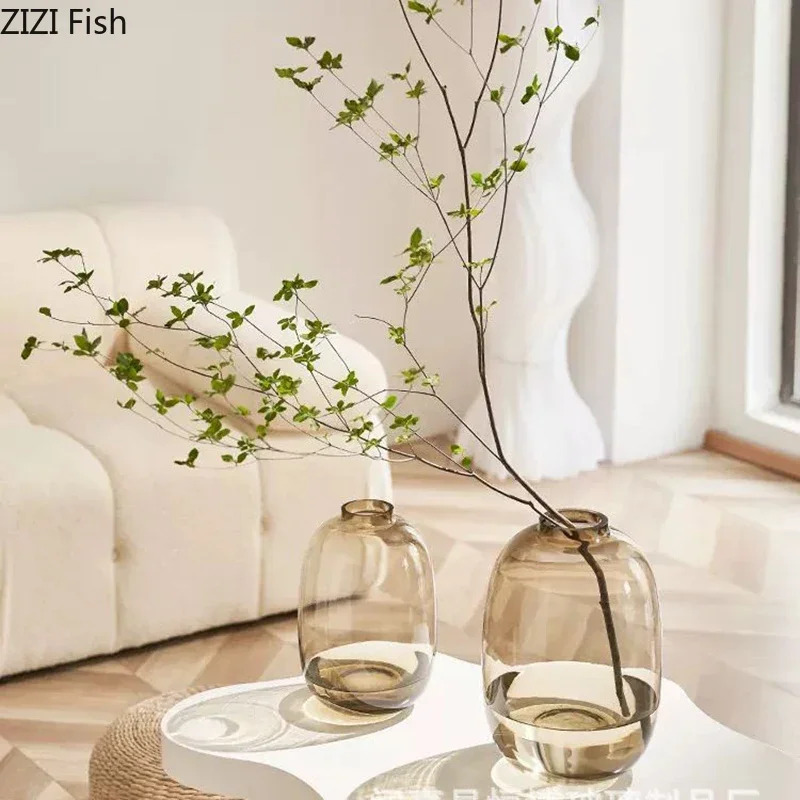 Transparent Glass Vase, Office - огляд і ціна Centerpiece Vase Tall
