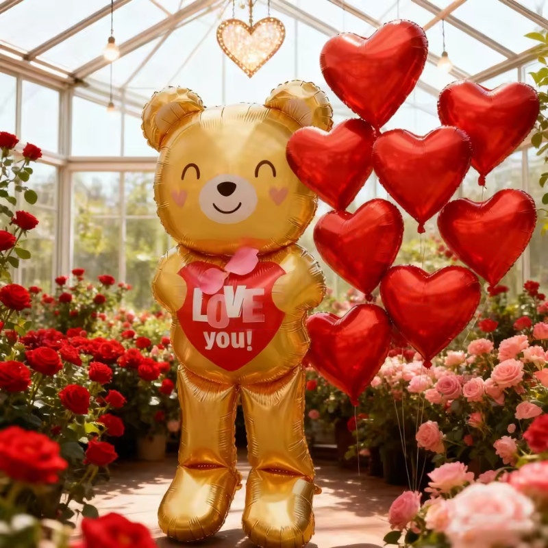 Large  60inch Standing Heart B - огляд і ціна Confetti Balloon Set