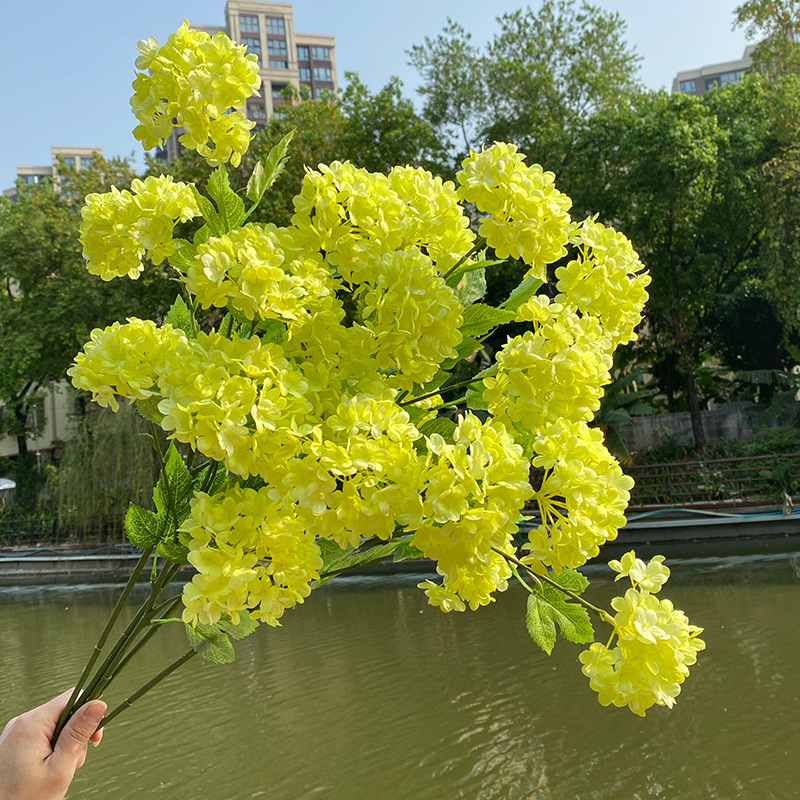 3pcs 4Head Hydrangea Wedding F - огляд і ціна Wedding Decor Supply Store