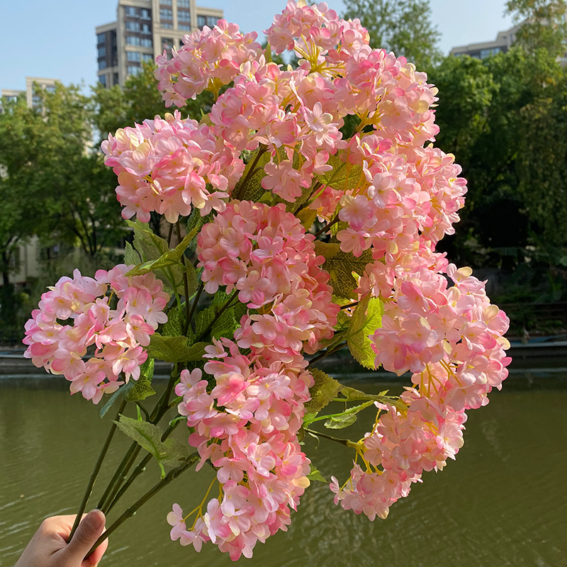 3pcs 4Head Hydrangea Wedding F - огляд і ціна Wedding Decor Supply Store