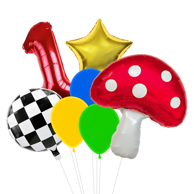 Mushroom Star Foil Balloons Ga - огляд і ціна Wedding Superstar