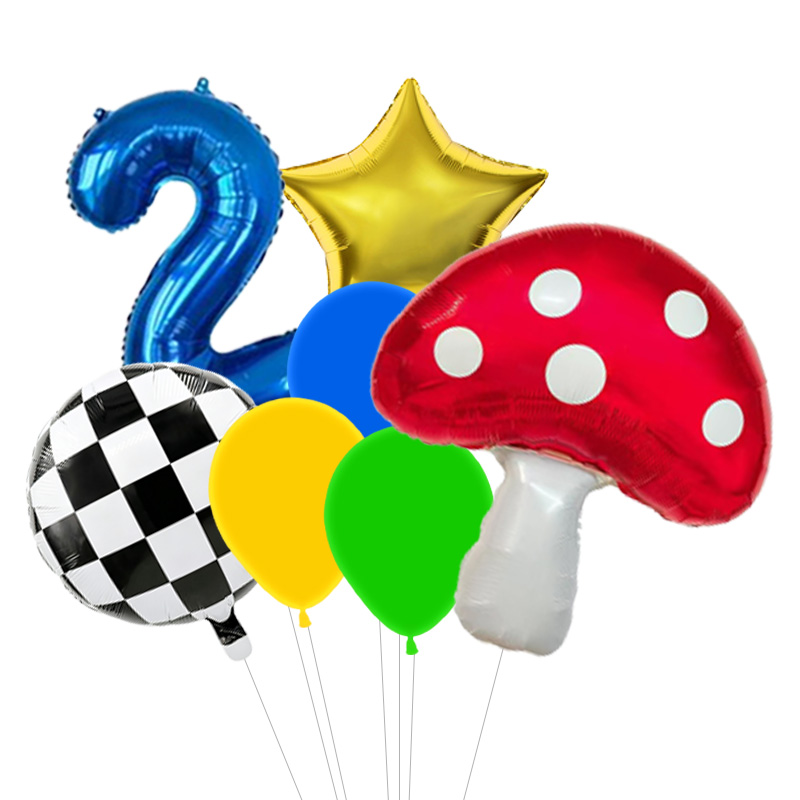 Mushroom Star Foil Balloons Ga - огляд і ціна Wedding Superstar