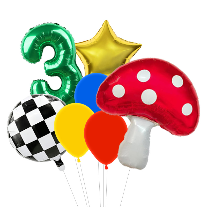Mushroom Star Foil Balloons Ga - огляд і ціна Wedding Superstar