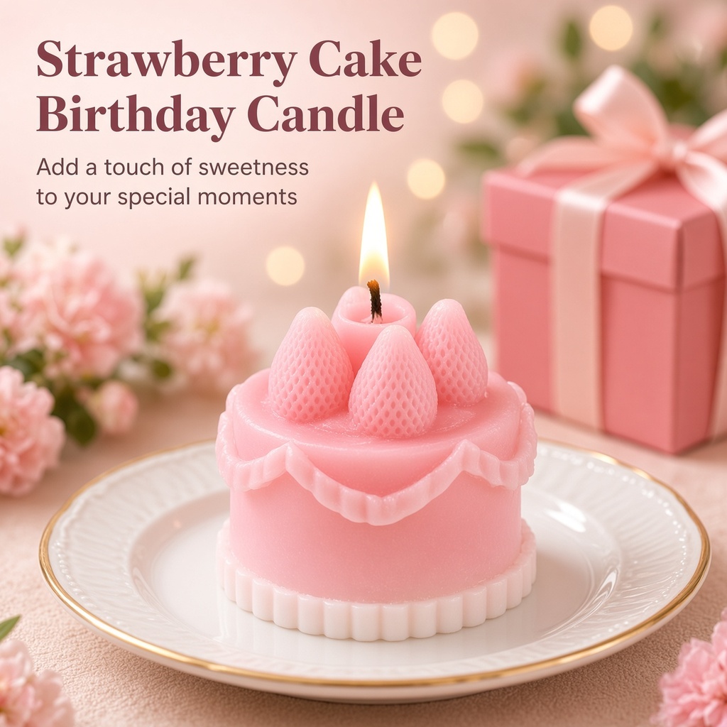 1Pc Cake-Shaped Scented Candle - огляд і ціна Wedding Souvenir