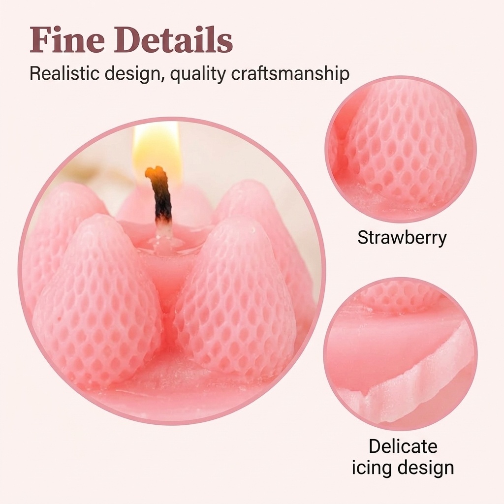 1Pc Cake-Shaped Scented Candle - огляд і ціна Wedding Souvenir