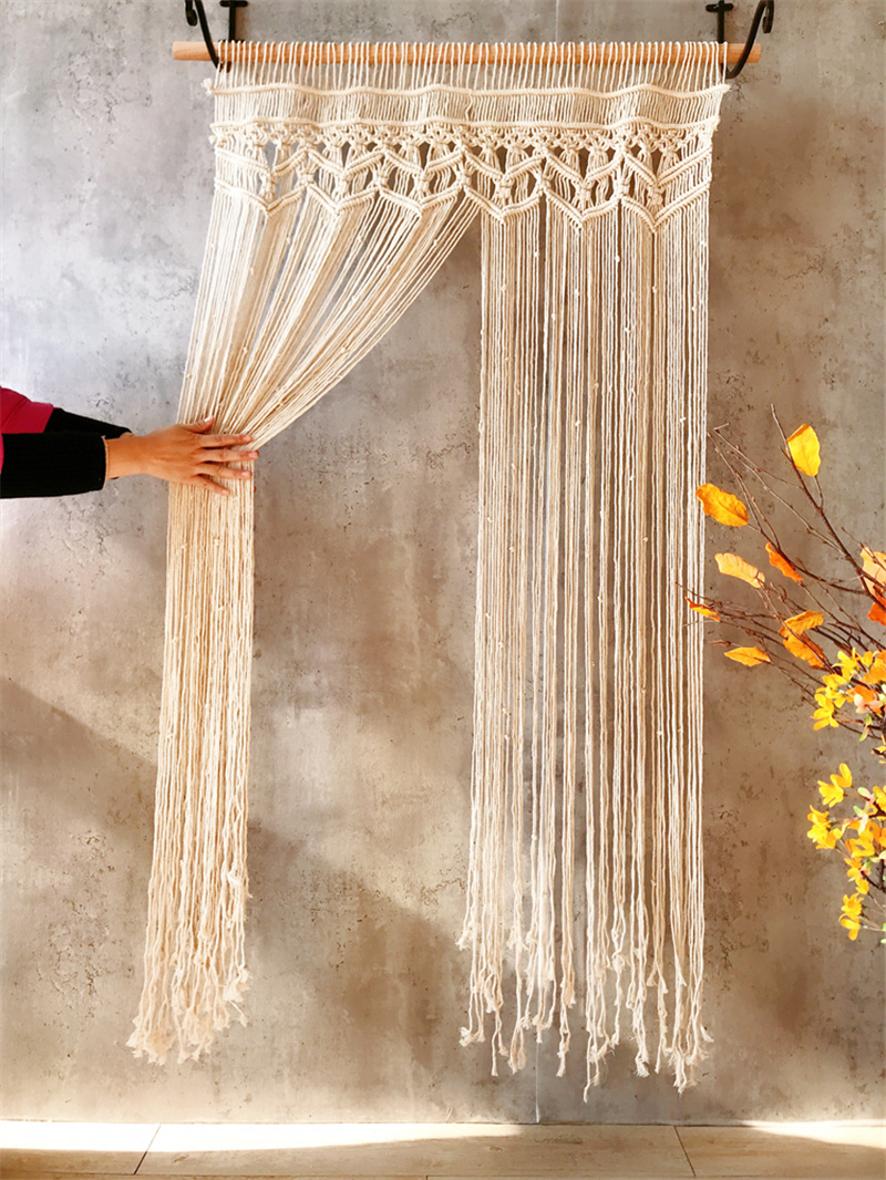 Hand-woven Bohemia Macrame Cot - огляд і ціна Wedding Backdrop Curtain