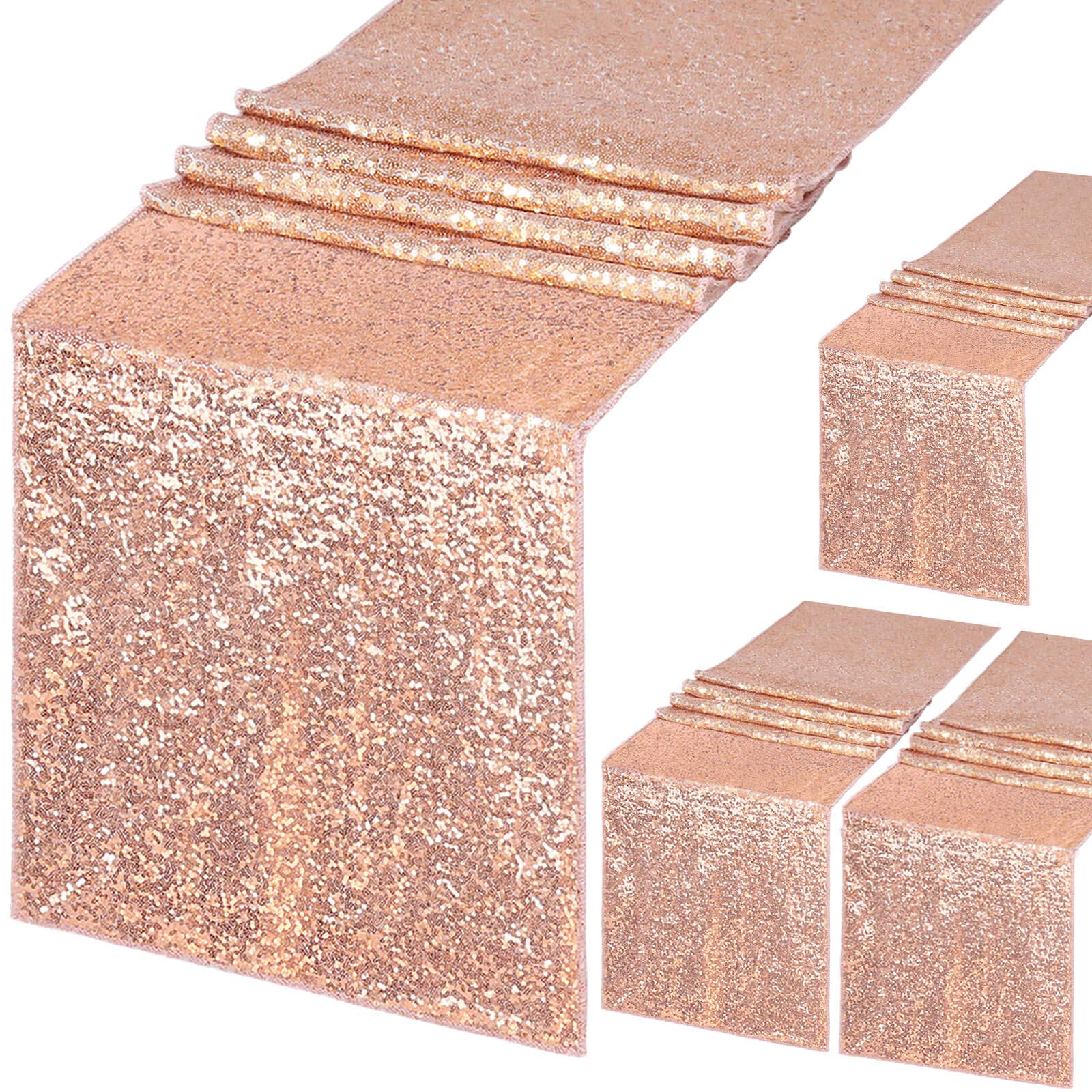 4pcs Glitter Sequin Table Runn - огляд і ціна Table Runner Sequin