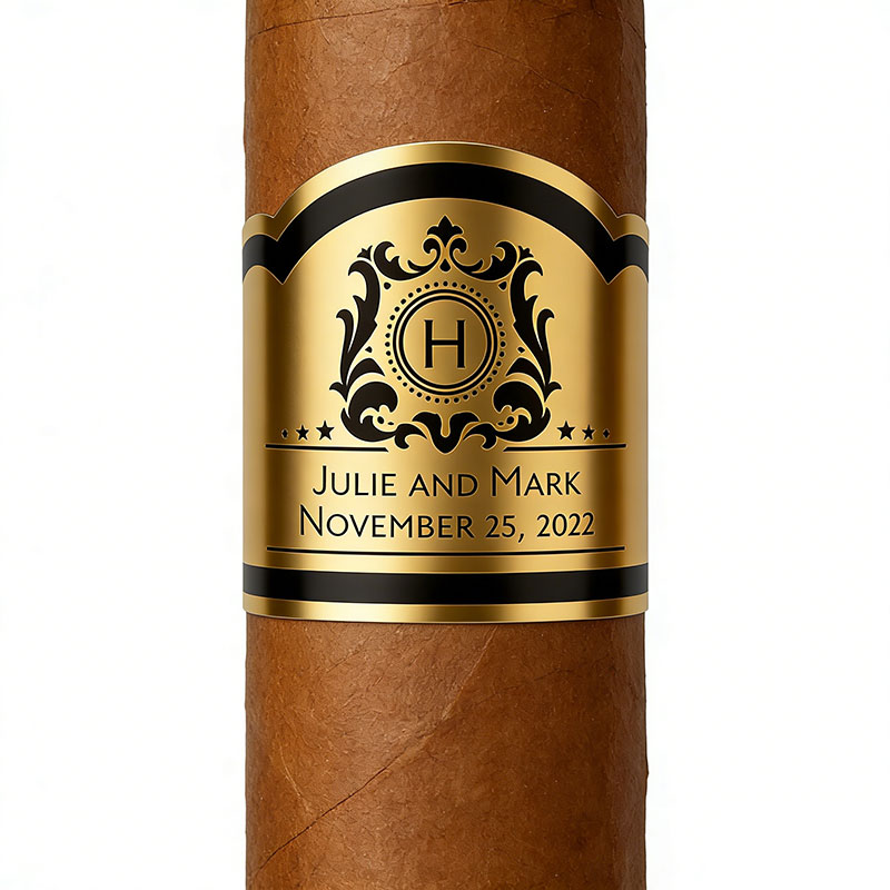 Custom Gold Foil Wedding Cigar - огляд і ціна Wedding Souvenir