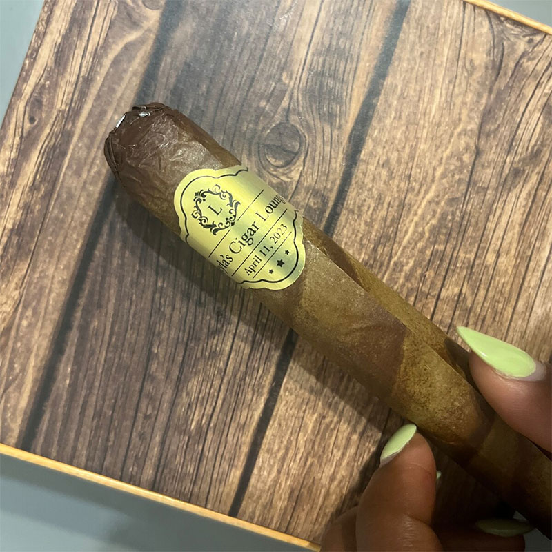 Custom Gold Foil Wedding Cigar - огляд і ціна Wedding Souvenir