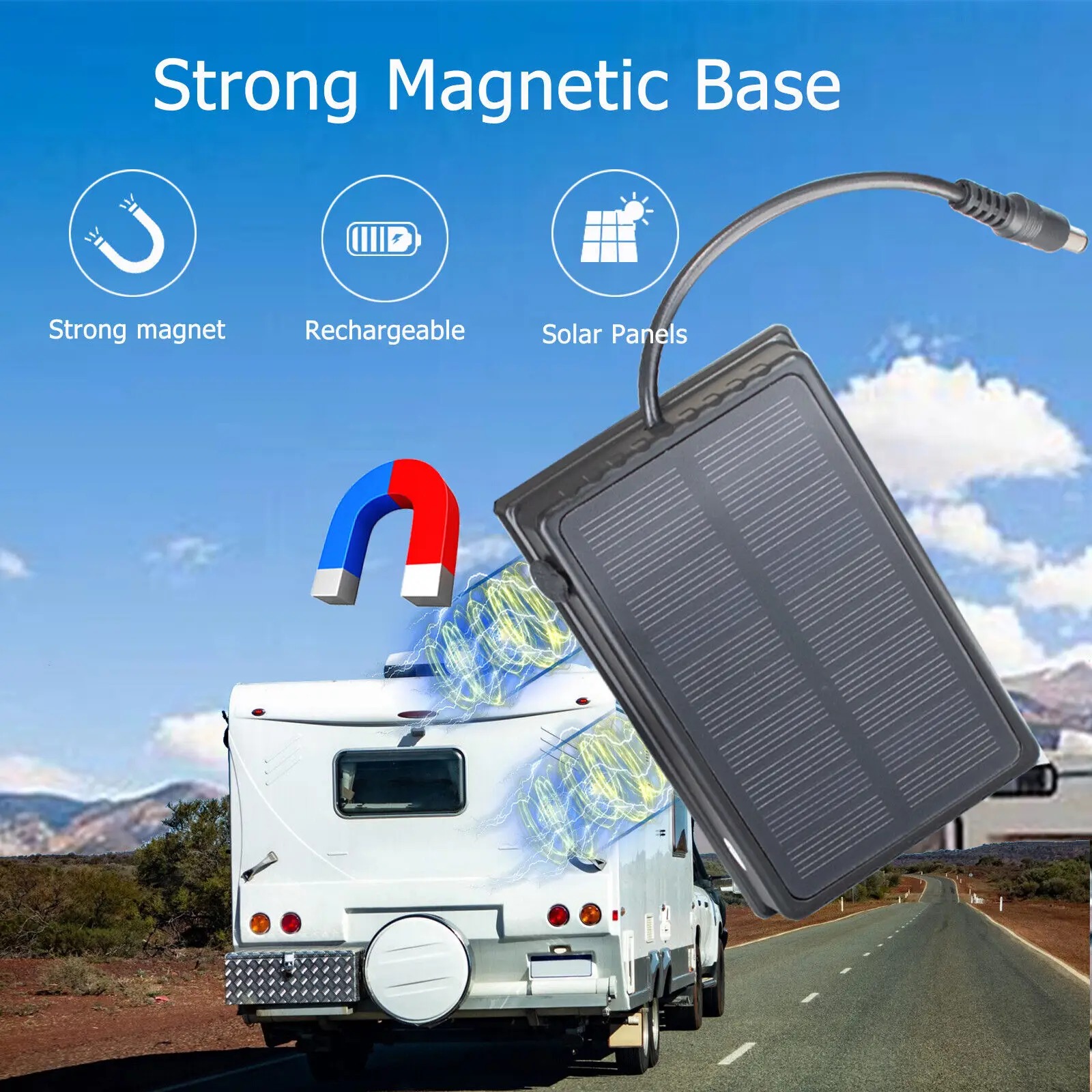 Magnetic Solar Rechargeable Po - огляд і ціна Wedding Power Supply