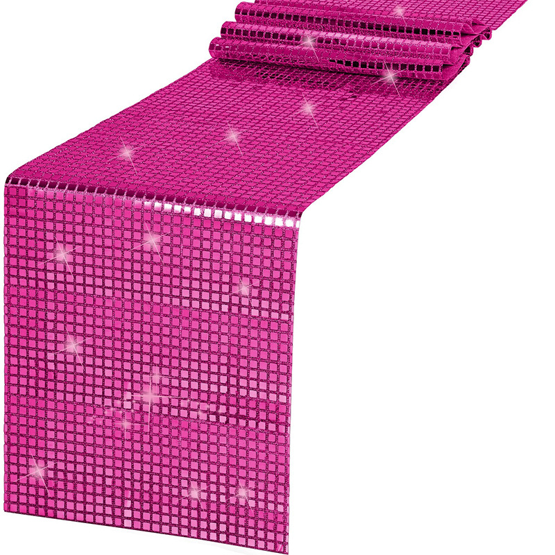 Shiny Mirror Gold/Silver Foil  - огляд і ціна Table Runner Sequin