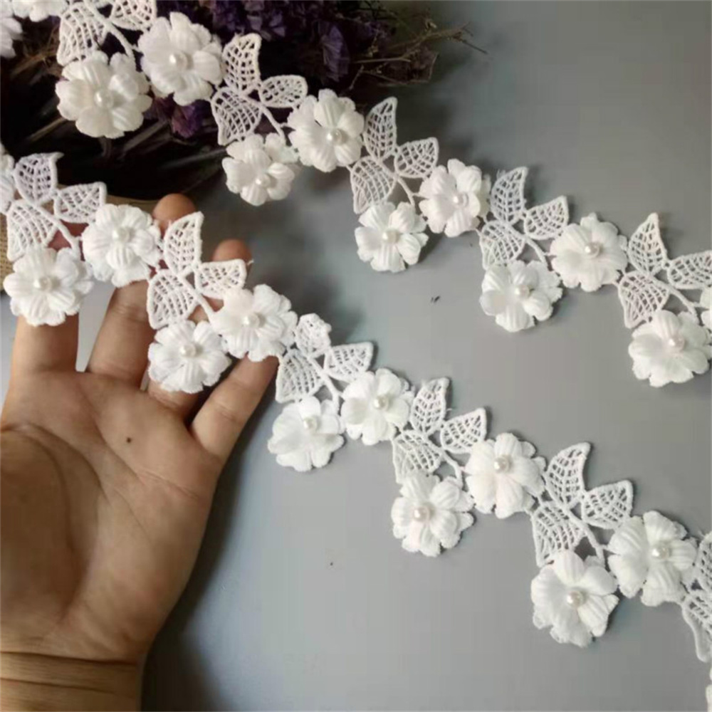 2 Yard 6cm White Flower Embroi - огляд і ціна Wedding Water Supply