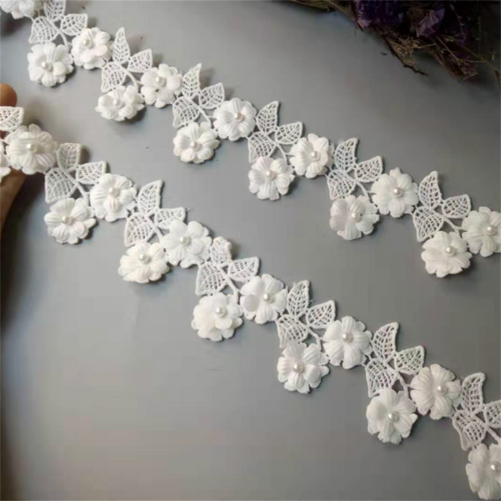 2 Yard 6cm White Flower Embroi - огляд і ціна Wedding Water Supply