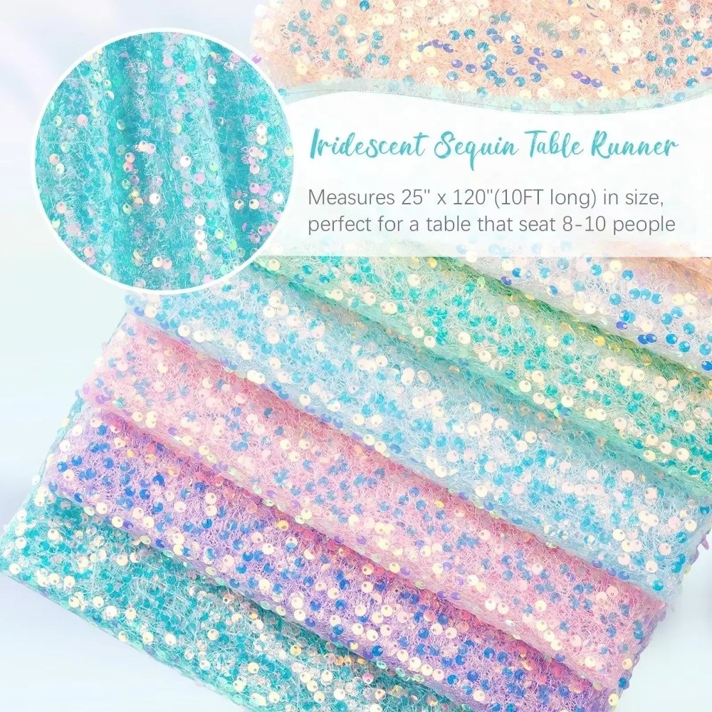 Decorative Table Runner Sequin - огляд і ціна Table Runner Sequin