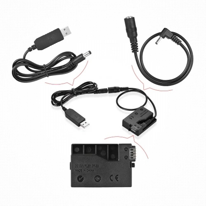 DR-E8 Dummy Battery With DC Po - огляд і ціна Wedding Power Supply