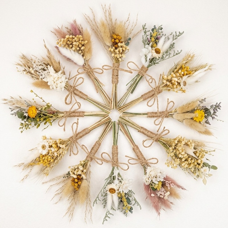 Mini Dried Flower Bouquet Natu - огляд і ціна Wedding Souvenir