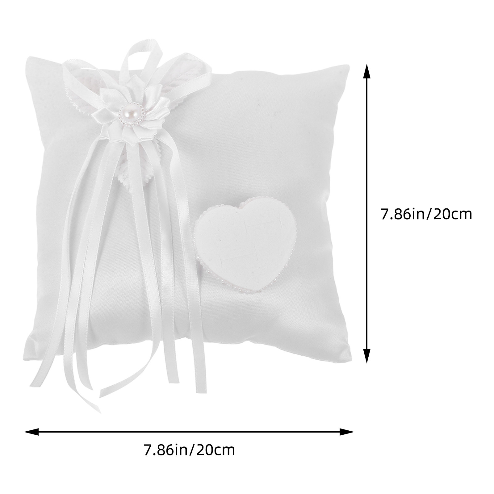 Floral Wedding Pillow Cushion  - огляд і ціна Ring Bearer Pillow